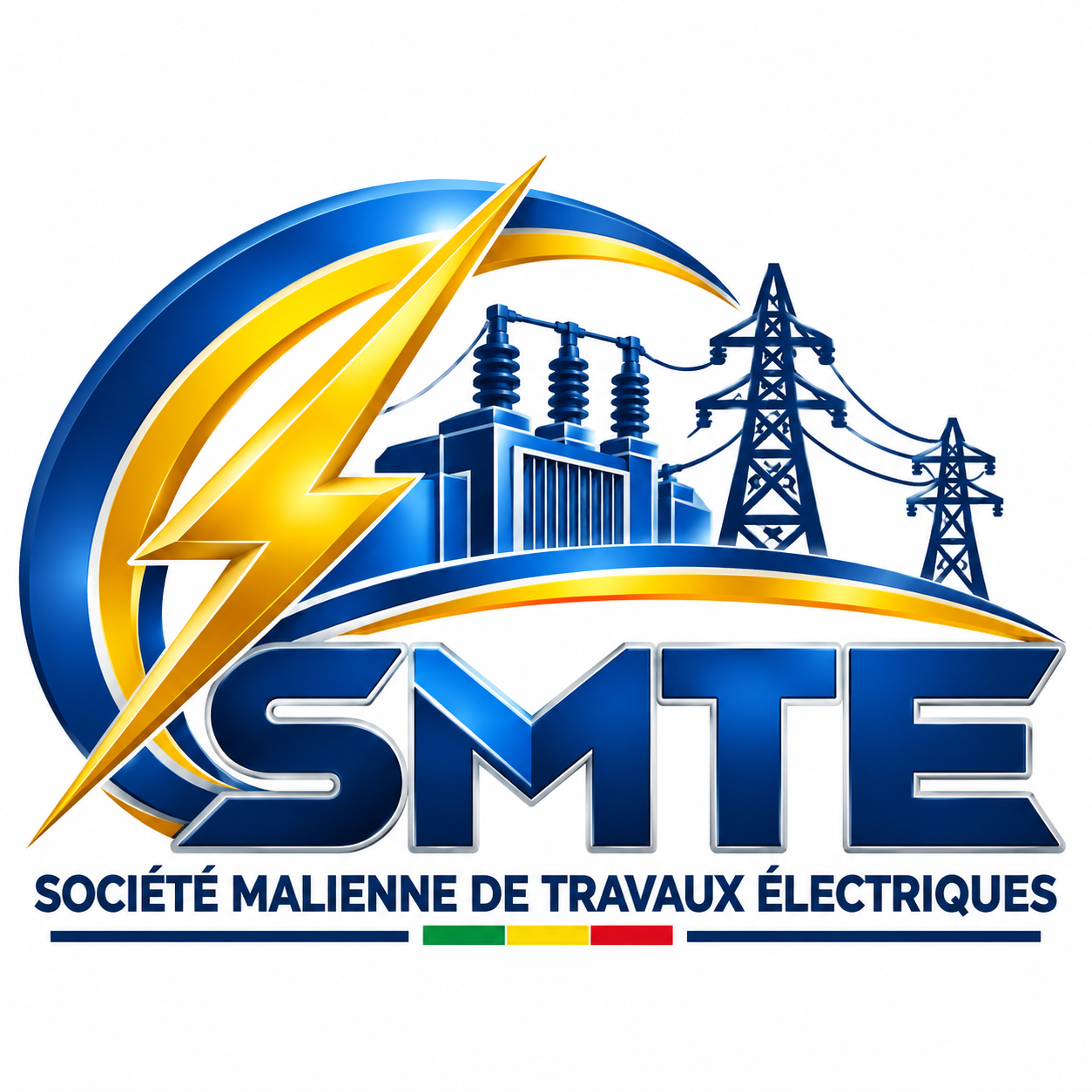 Logo officiel SMTE — Société Malienne de Travaux Électriques